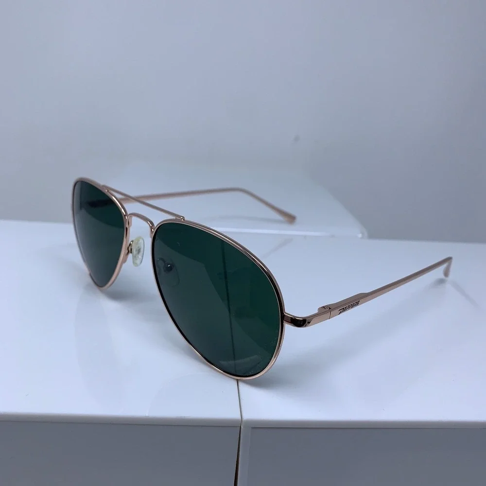 Peppers Unisex Maverick Polarized Aviator Sunglasses New
